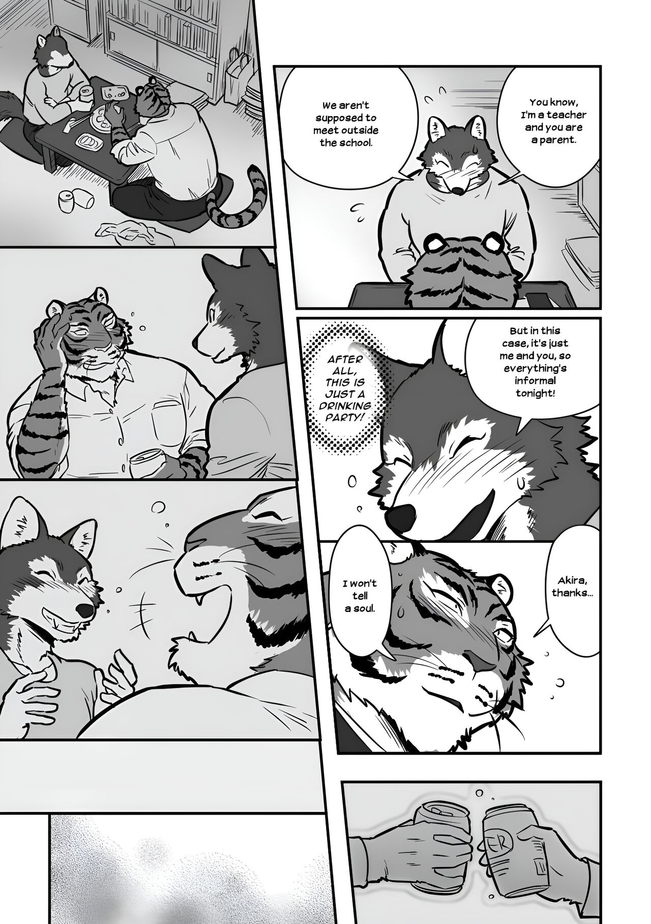 Wolf Teacher & Tiger Daddy 1/2 HR  + Scraps page 10 full