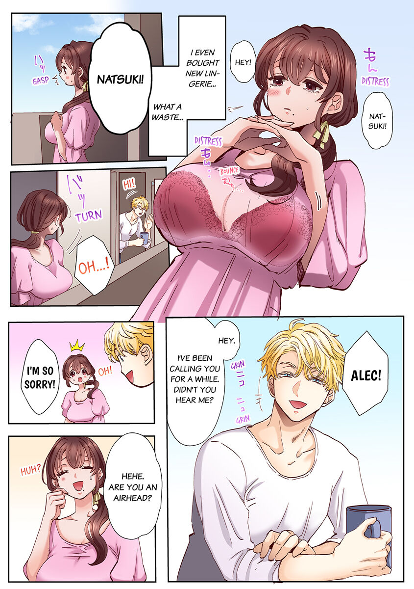 "Okusan no Ana, Ore no de Fusai de Agemasu ne?" Yokkyuu Fuman na Hitozuma ga Rinjin Ryuugakusei no XL Chinpo ni Ochiru made... 1-9 | An XXL Dick to Satisfy a Married Woman 1-9 page 6 full