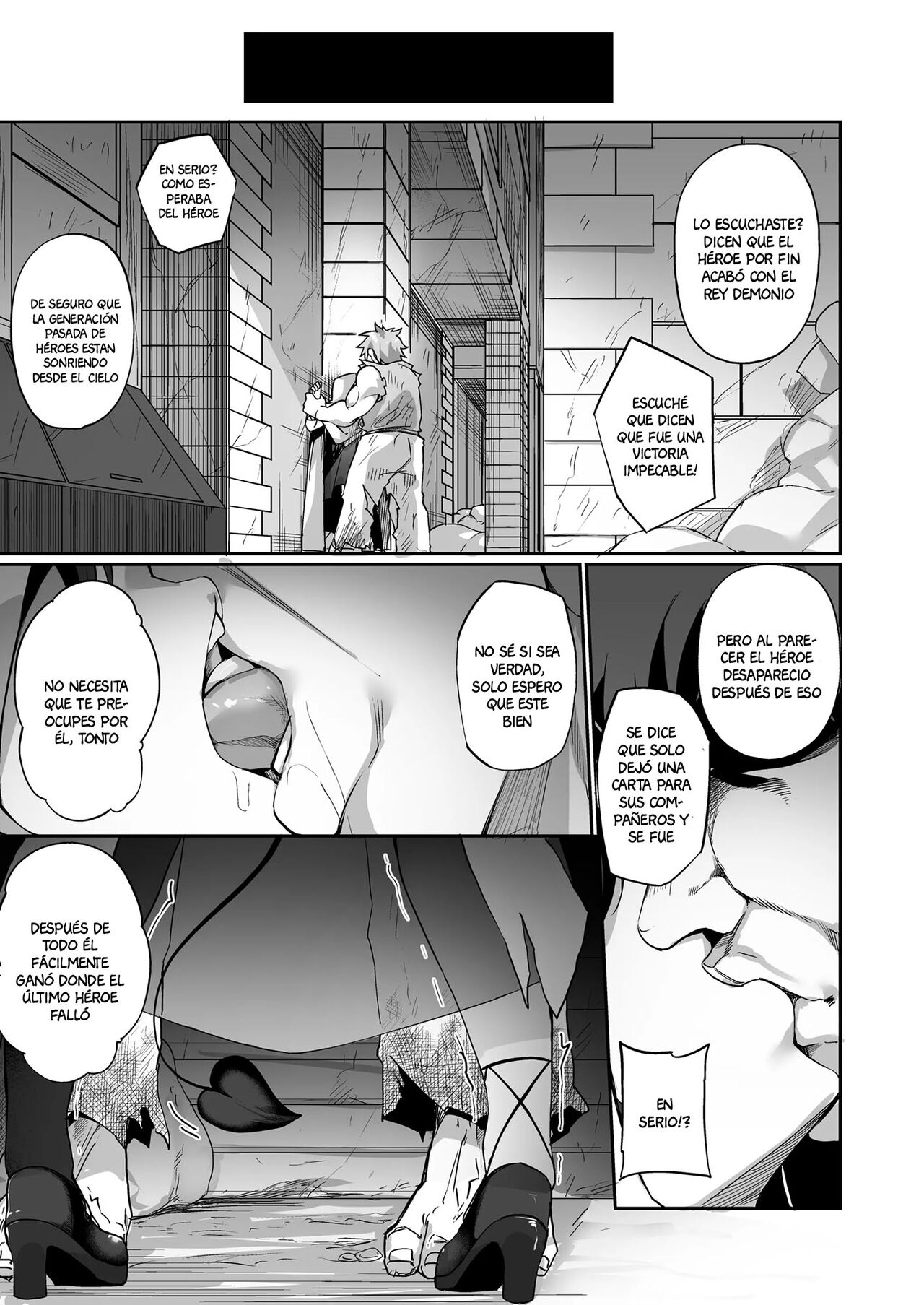 Maou ni Katta Yuusha ga Succubus ni Ochite iku Hanashi | The Hero That Defeated the Demon Lord ♂ Falls Into a Succubus page 6 full
