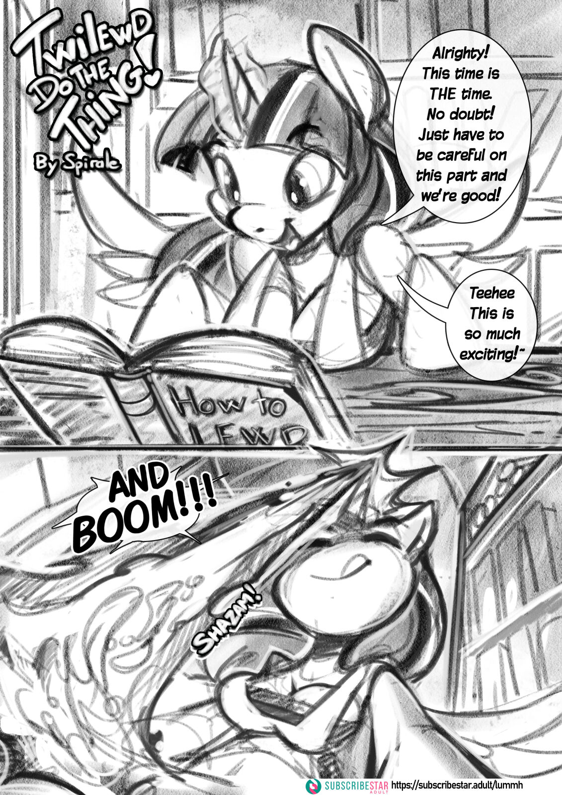 Twilewd, Do The Thing! page 1 full