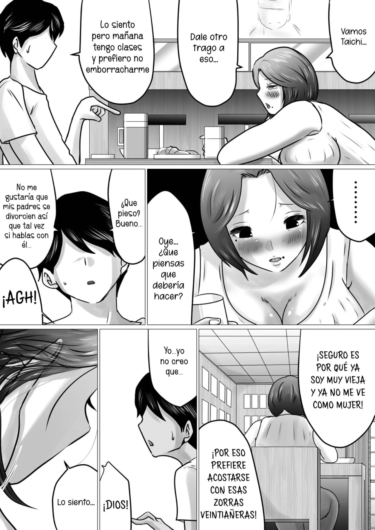 Jukubo to Futari de, Love Hotel . ~ Haha to Musuko… Misshitsu de Sugosu Kindan no Ichiya ~ | Pase la noche con mama en un love hotel page 5 full