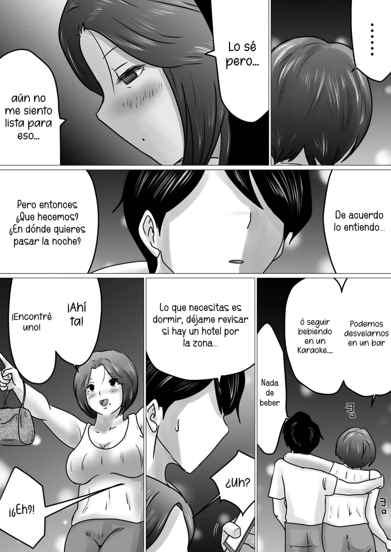 Jukubo to Futari de, Love Hotel . ~ Haha to Musuko… Misshitsu de Sugosu Kindan no Ichiya ~ | Pase la noche con mama en un love hotel page 8 full