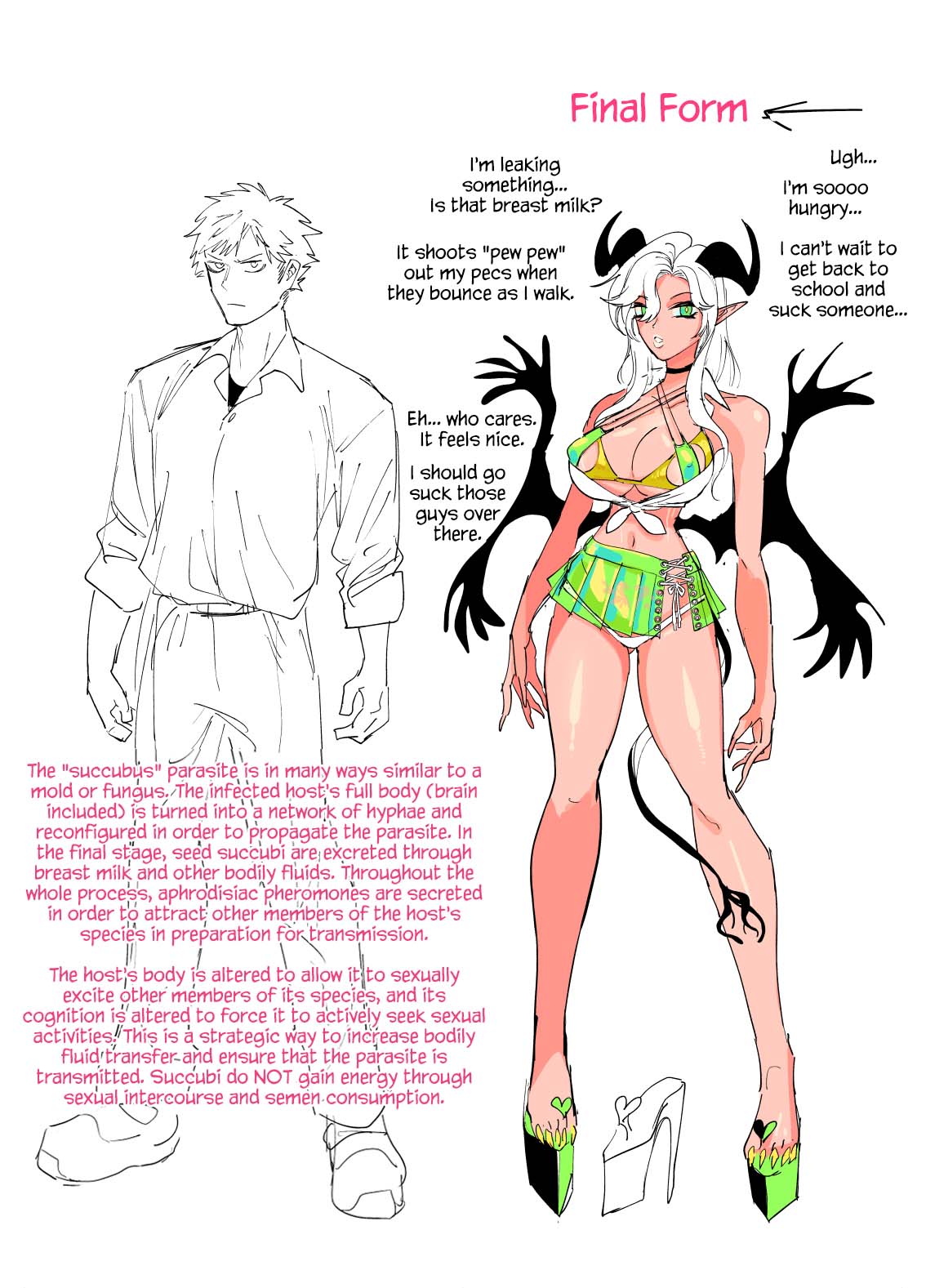 Men Succub-ize Phenomenon/Unconscious Succubation TSF Draft page 4 full