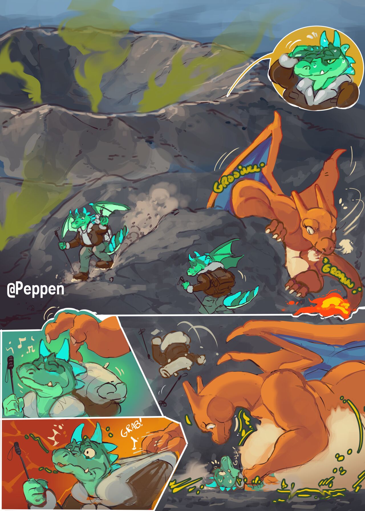 Charizard's Den page 1 full