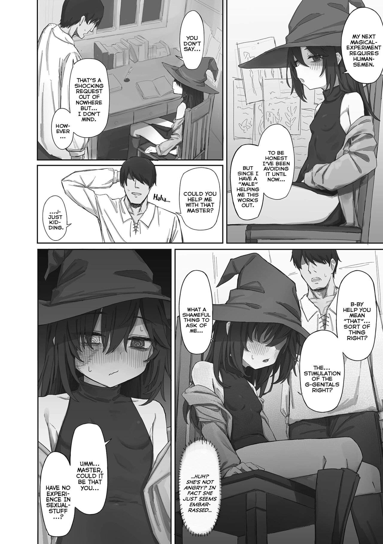Kizumono Majo wa Deshi ni Amai | The Scarred Witch is Indulgent With Her Apprentice page 2 full