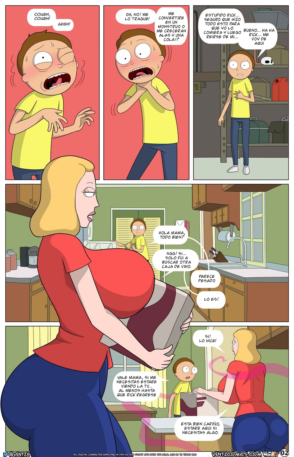 Rick y Morty - El Experimento de Morty page 3 full