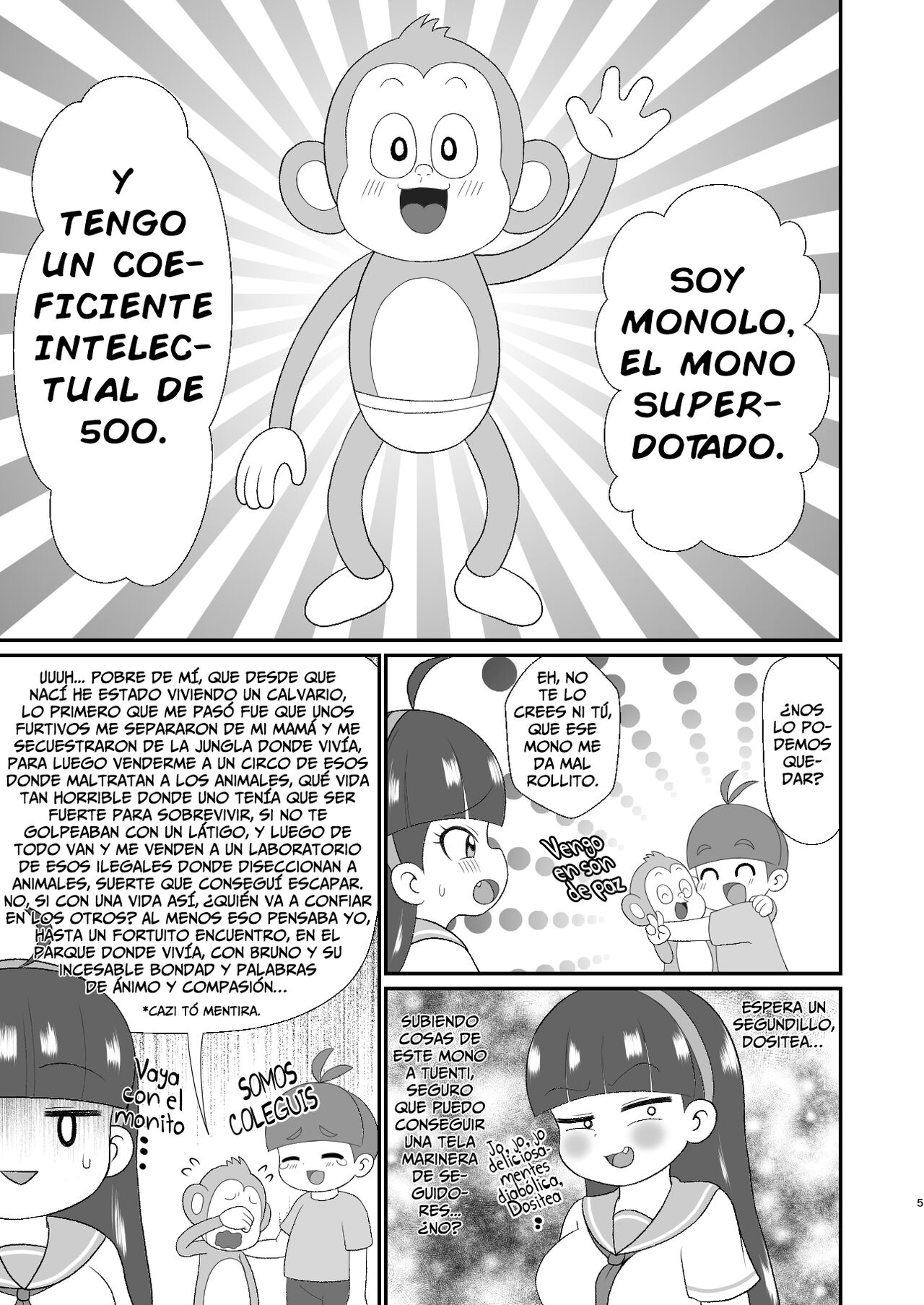 Monolo: El Mono SuperDotado - Etemaru-kun page 4 full