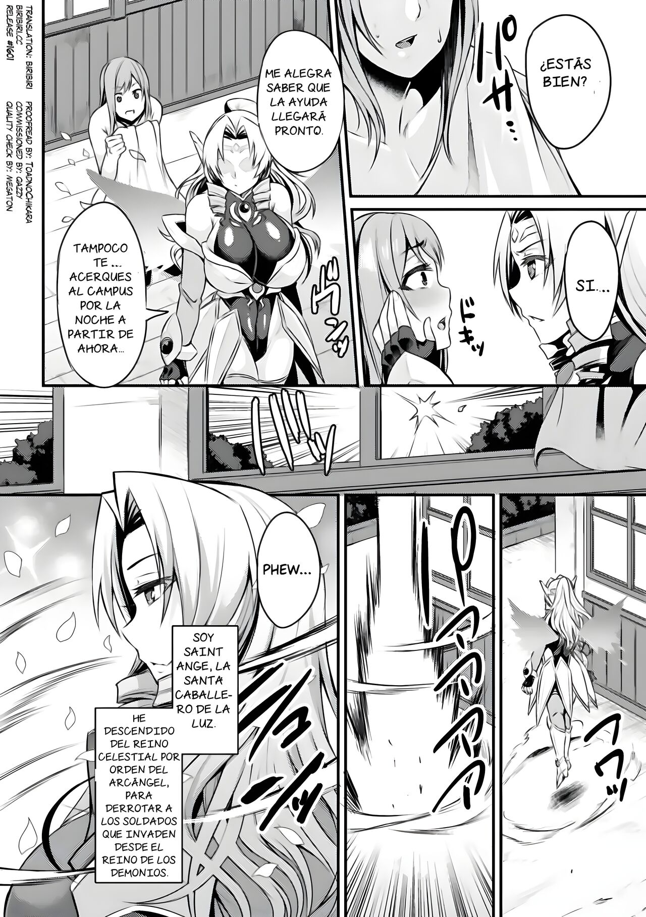 Seikoujinki Saint Ange Saiin ni Ochita Tenshi | La princesa con armadura sagrada - Santa Ange, el angel que perdio por la hipnosis page 3 full