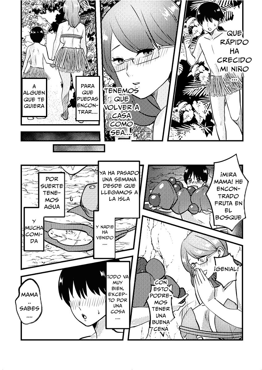 Mama to Musuko ga Mujintou de Love Love Sex suru Hanashi page 9 full