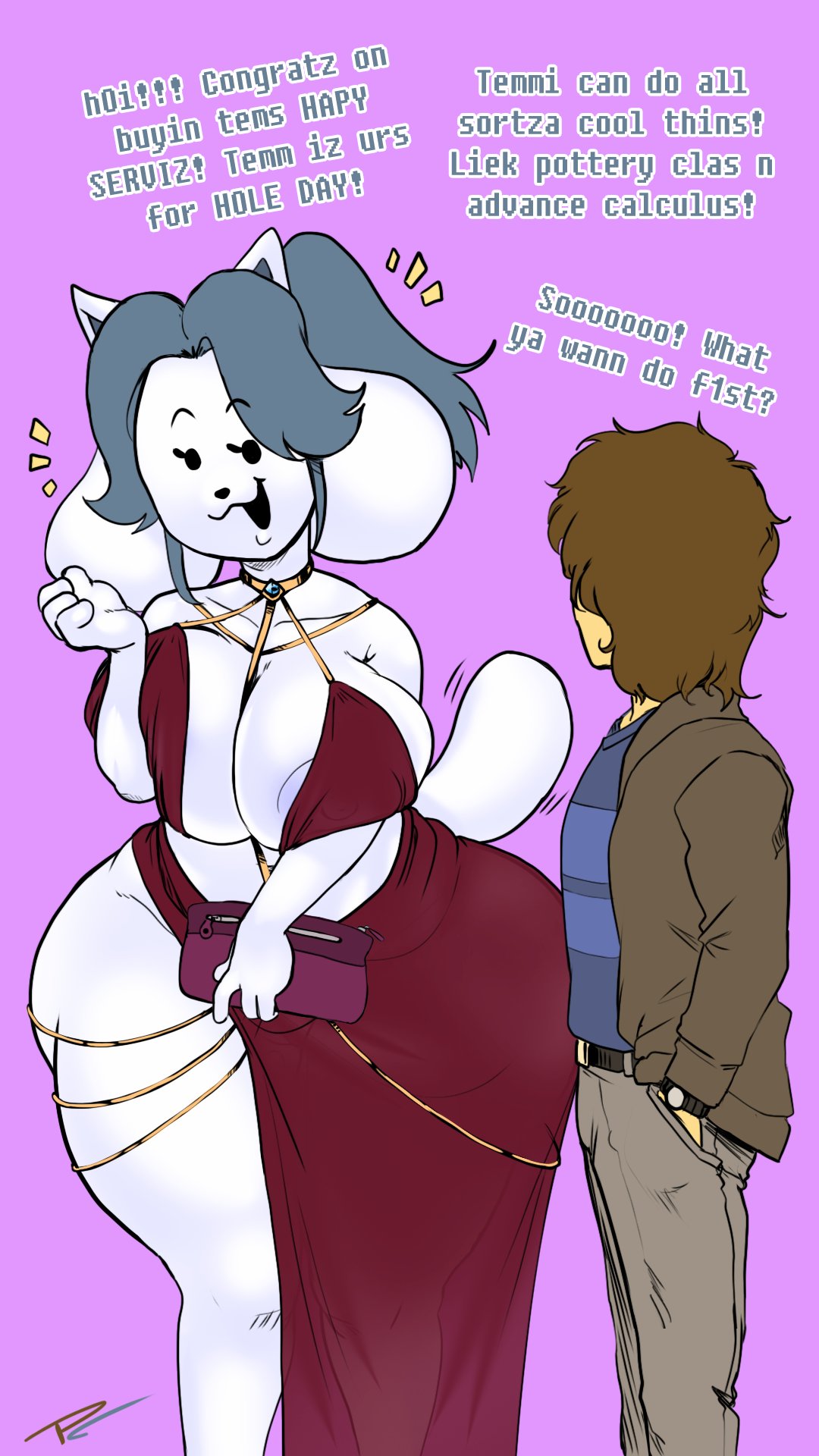 Date with Temmie page 1 full