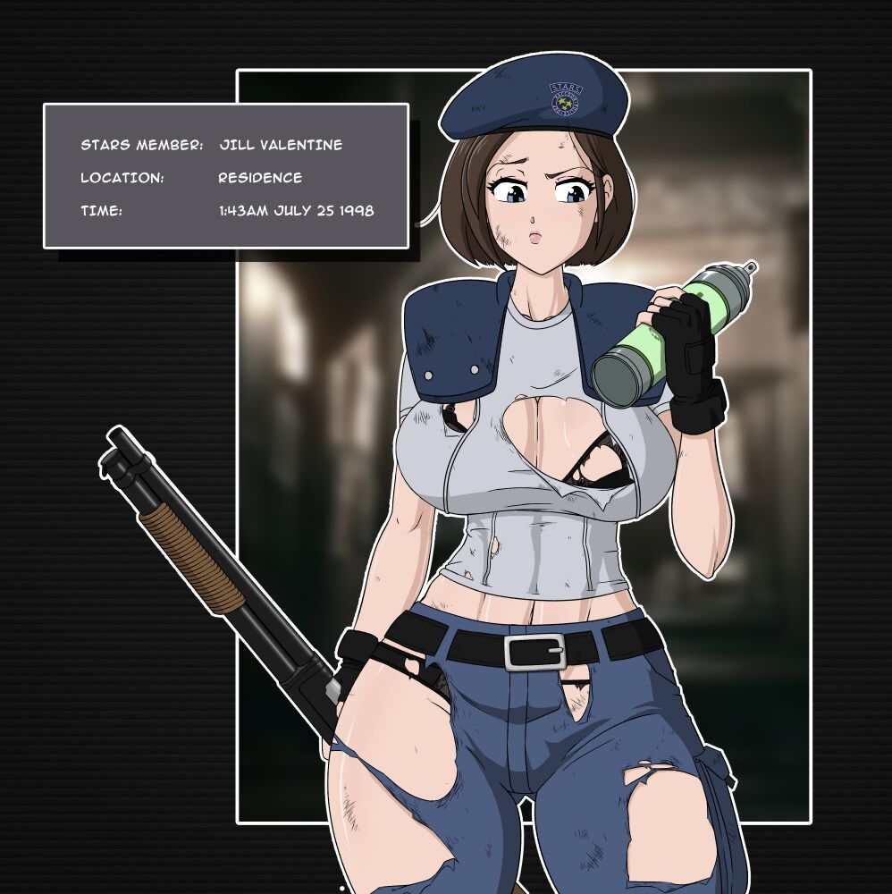 Jill Valentine Damage Progression page 3 full