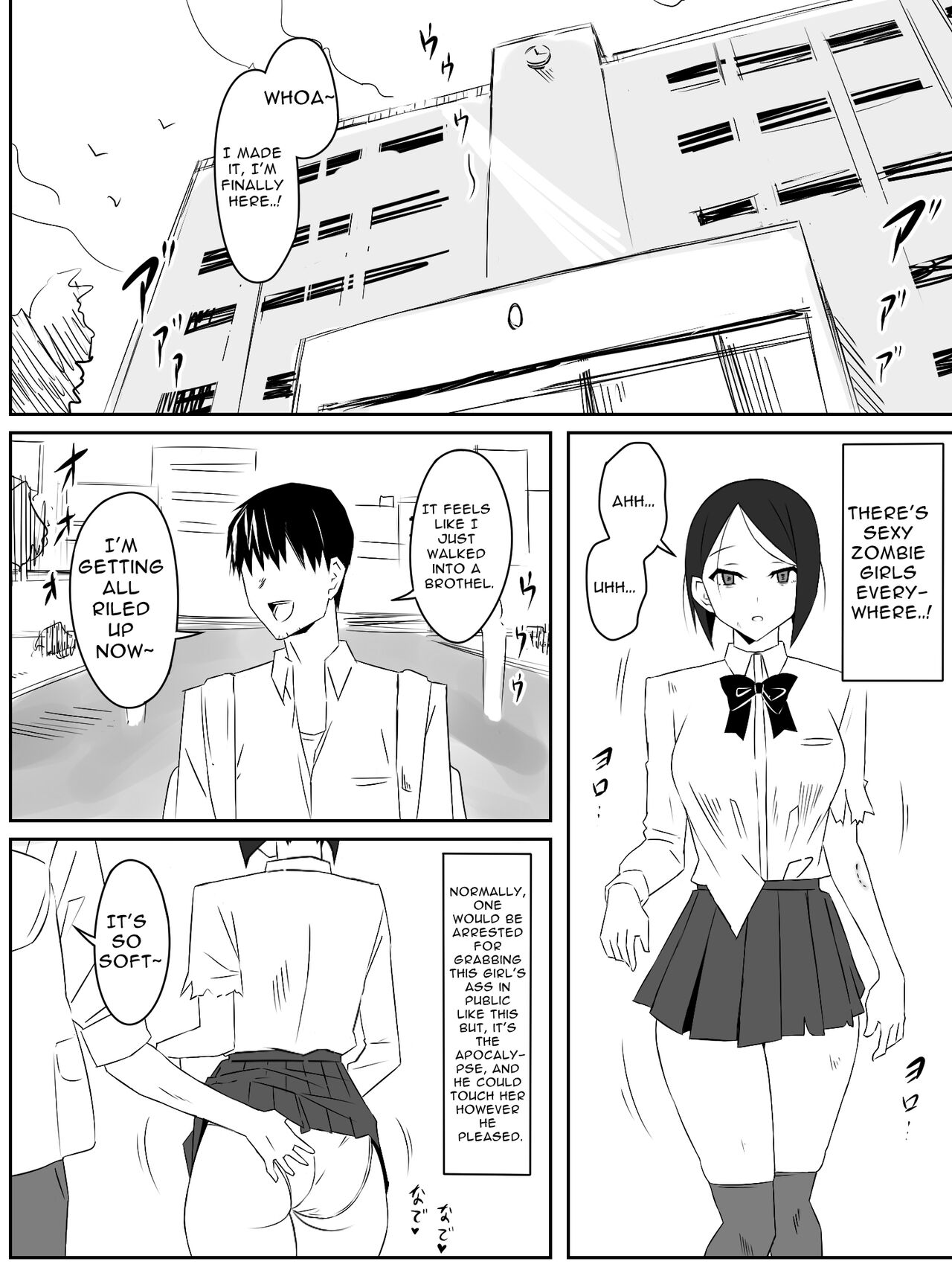 Zombie Harem Life ~Antibogi no Ore to Bakunyuu Zombie~ 2 | Zombie Harem Life ~My Immunity and the Big-Titted Zombie~ 2 page 5 full