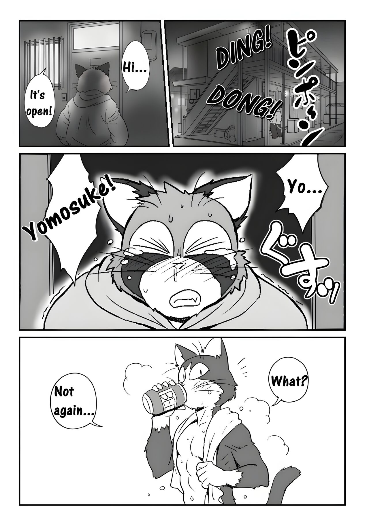 Neko X Neko 1-4 HR  + Scraps page 2 full