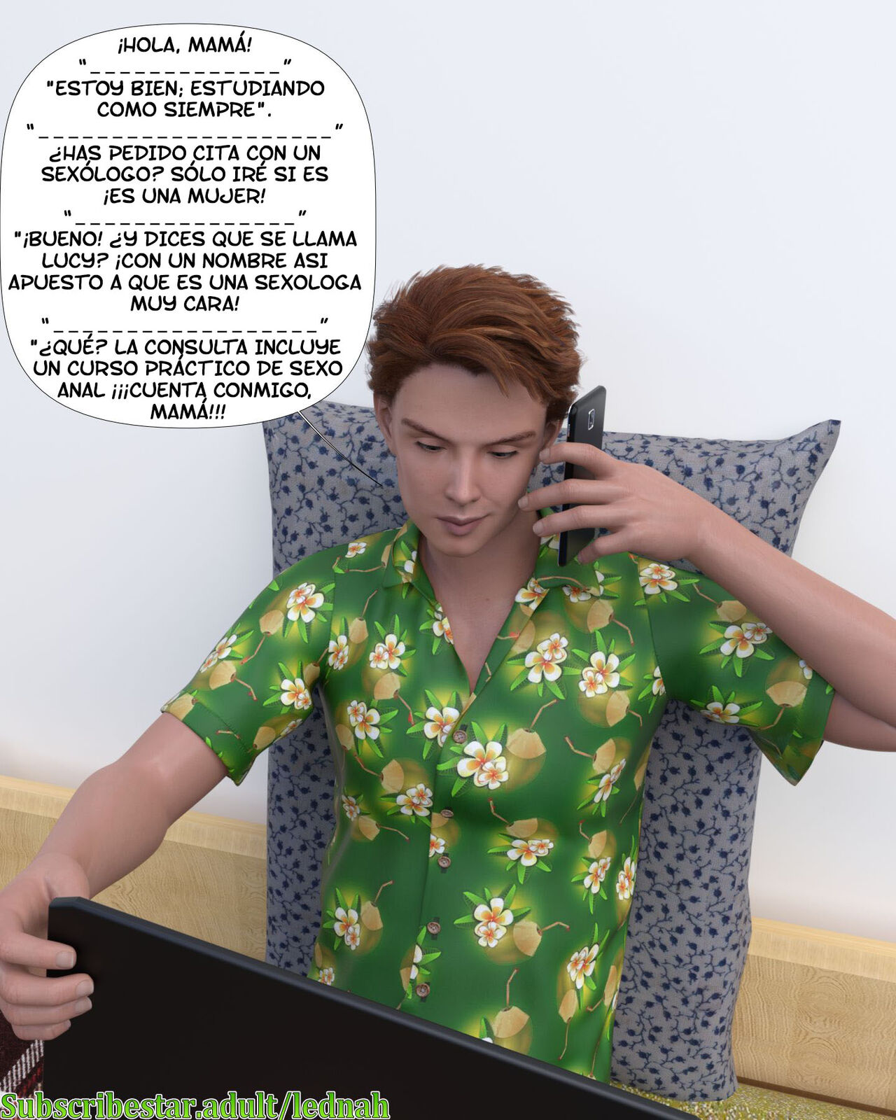 Las Aventuras XXX Dennis Sanchez - 4. Visita a la Sexologa 1 page 3 full