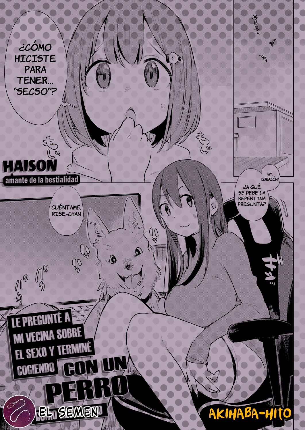 Kinjo no Onee-san ni Sex no Shitsumon o Shitara Inukan o Susumerareta  Hanashi | Le pregunté a mi vecina sobre el sexo y terminé cogiendo con un  perro como resultado - Page