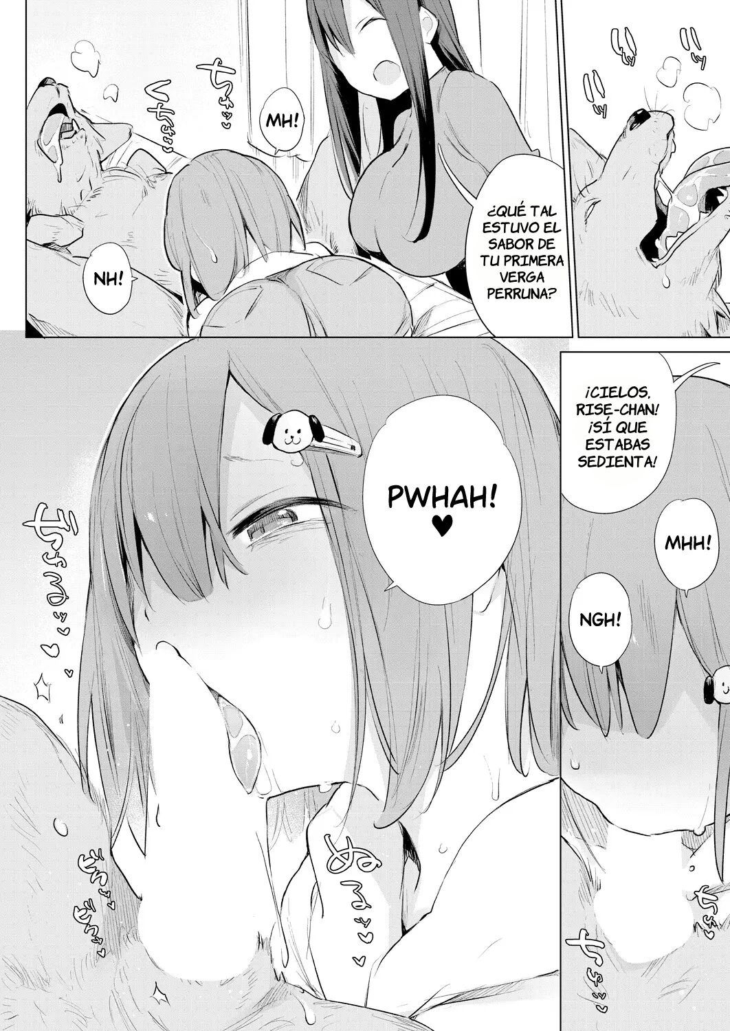 Kinjo no Onee-san ni Sex no Shitsumon o Shitara Inukan o Susumerareta Hanashi | Le pregunté a mi vecina sobre el sexo y terminé cogiendo con un perro como resultado page 9 full