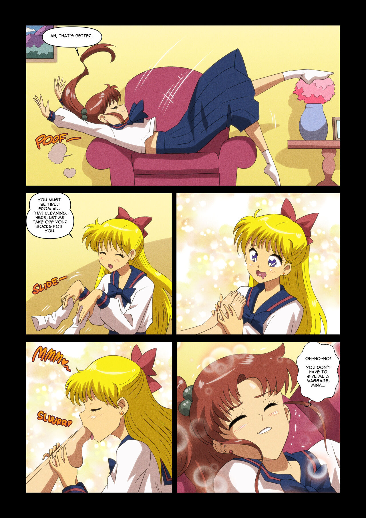 Sailor V’s Sailor Feast Remak page 1 full