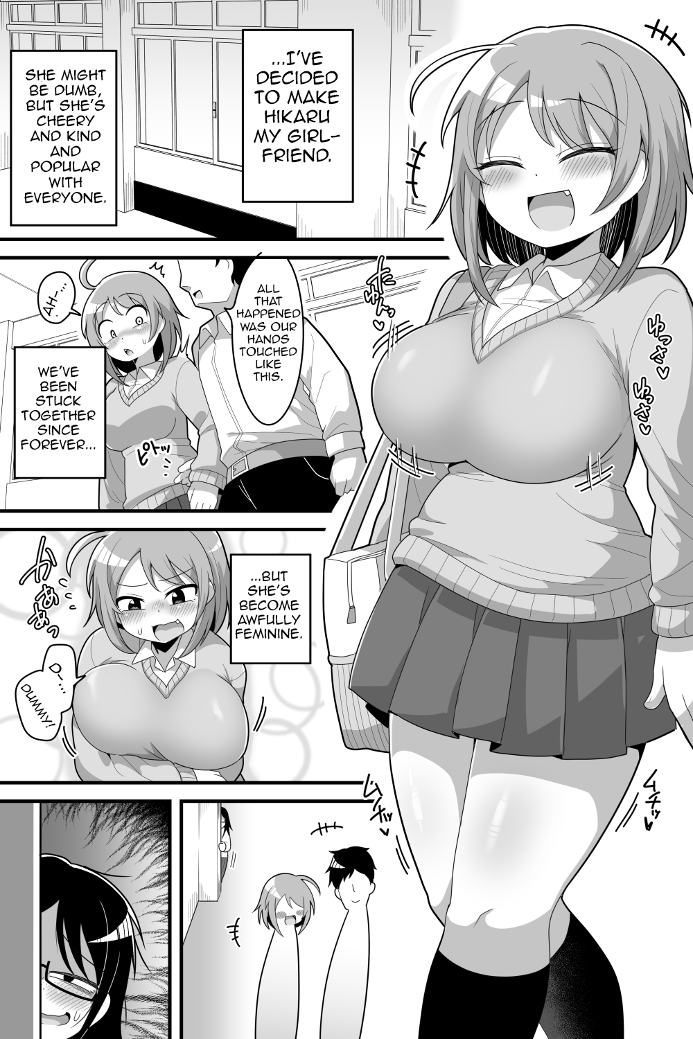 Futanari Nekura Onna ni Boku | A Story About a Gloomy Futanari Girl page 4 full
