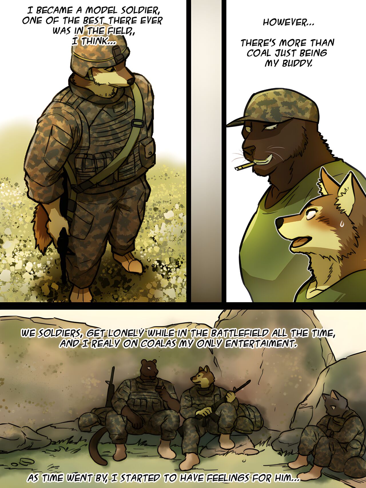 Brother in arms 1  & 2 + Secret Midnight Training HR  + Scraps page 8 full