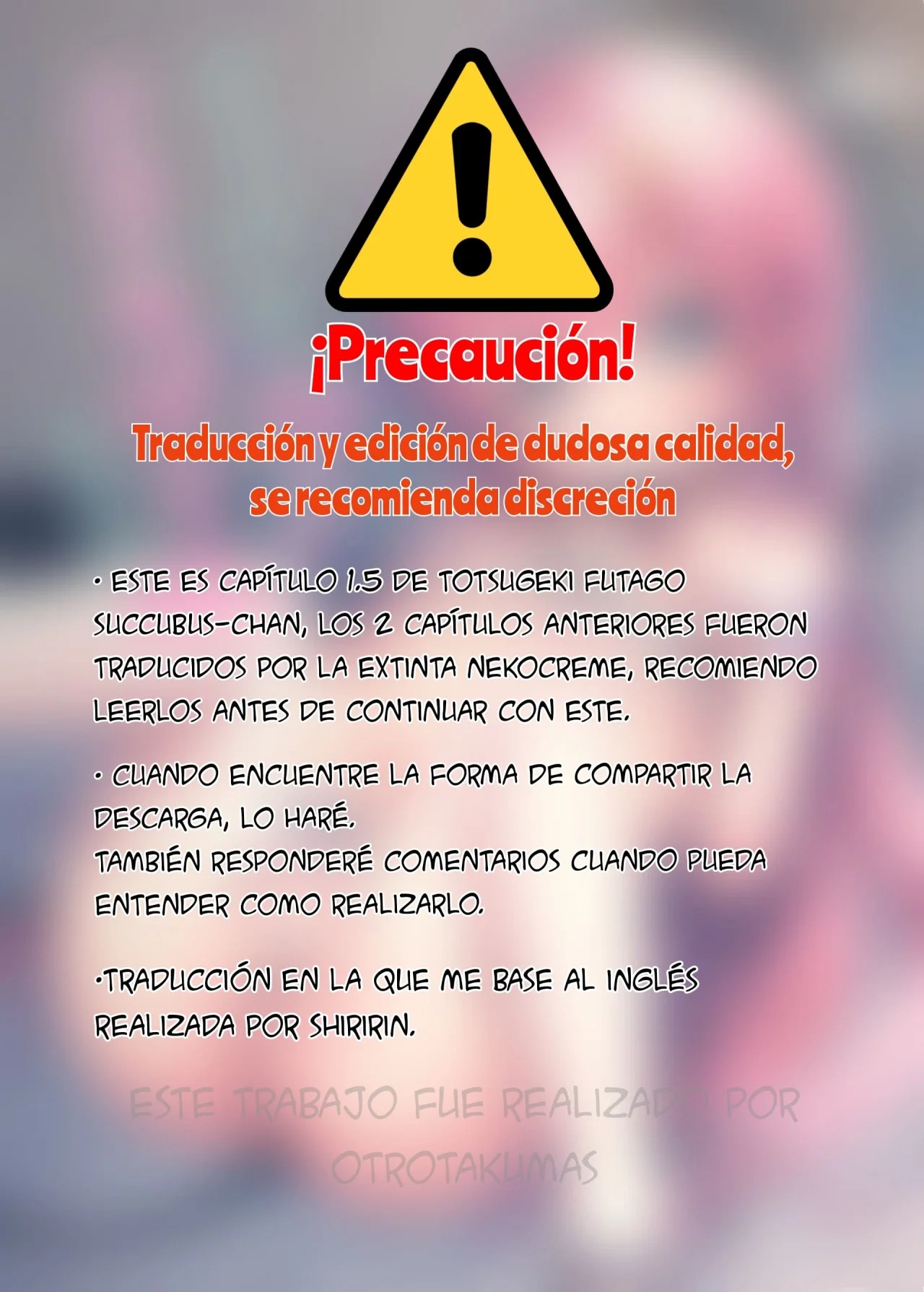Totsugeki Futago Succubus-chan 1.5 | Ataque de las Gemelas Sucubo Capitulo 1.5 page 3 full