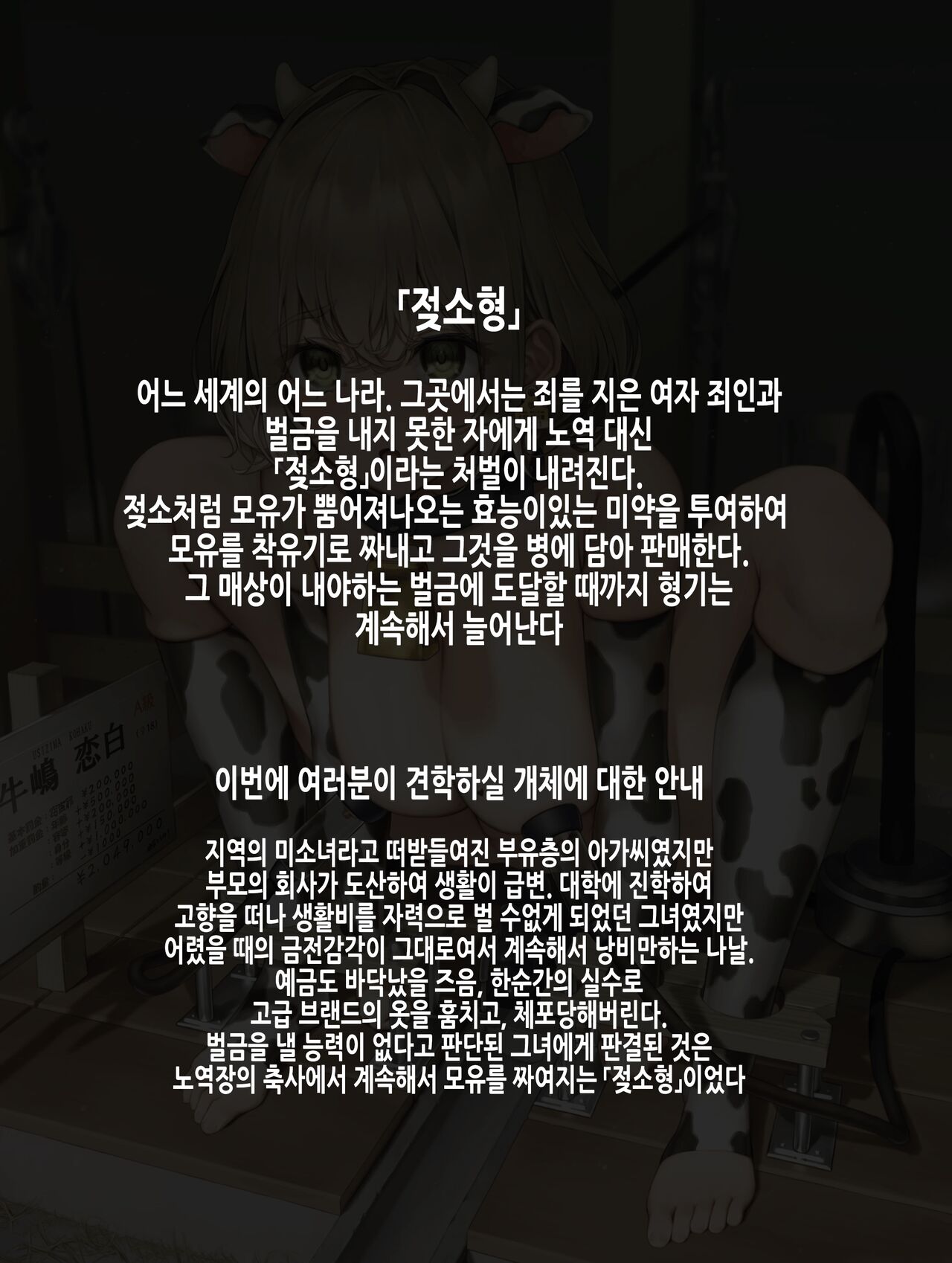 "Ushi Musume Kei" Kachikuka Sakunyuu Sarechau Moto Reijou no Chijoku no Hibi | 「젖소형」 가축화 착유당해버리는 전 영예의 수치스러운 나날들 page 3 full