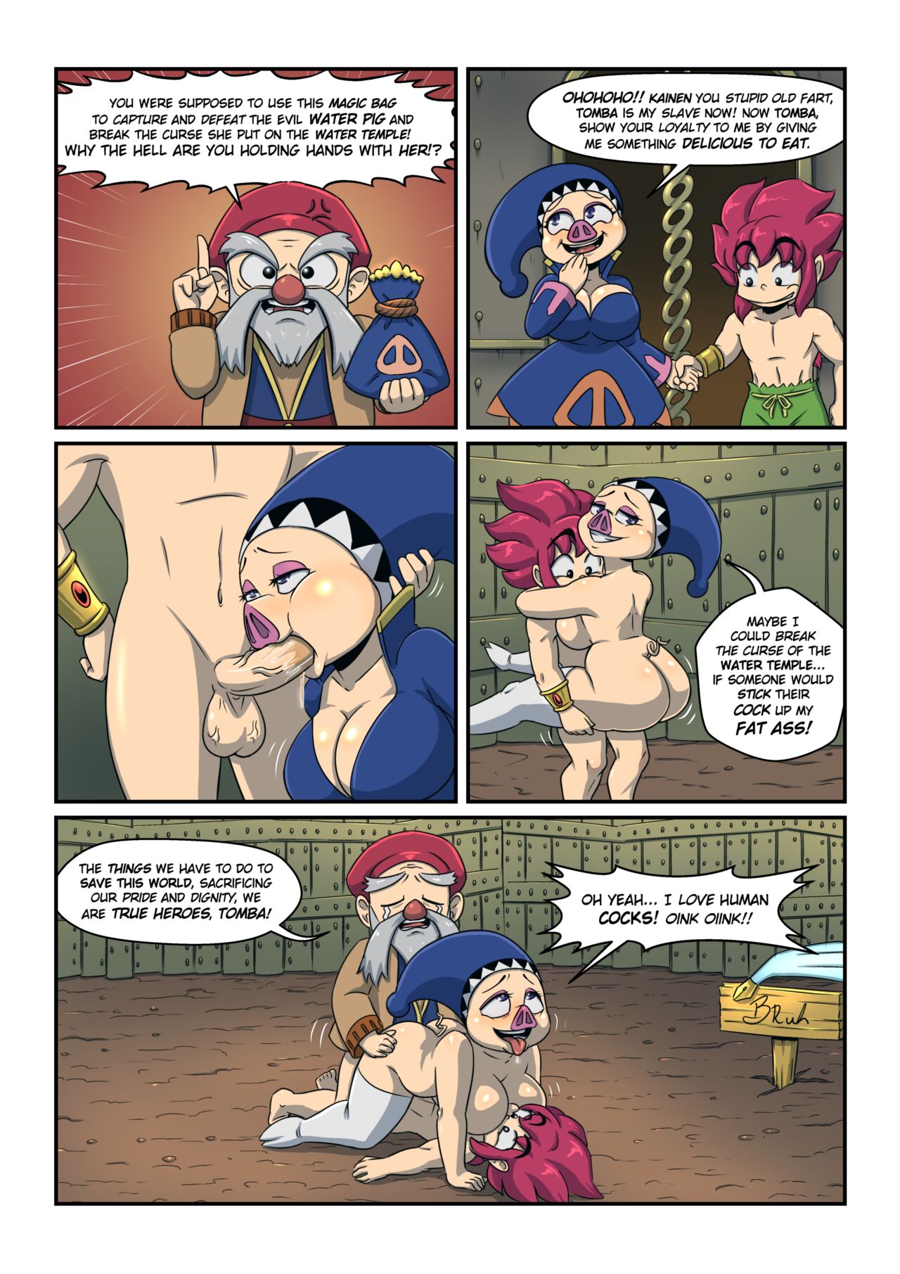 Tomba fucks an evil busty pig page 2 full