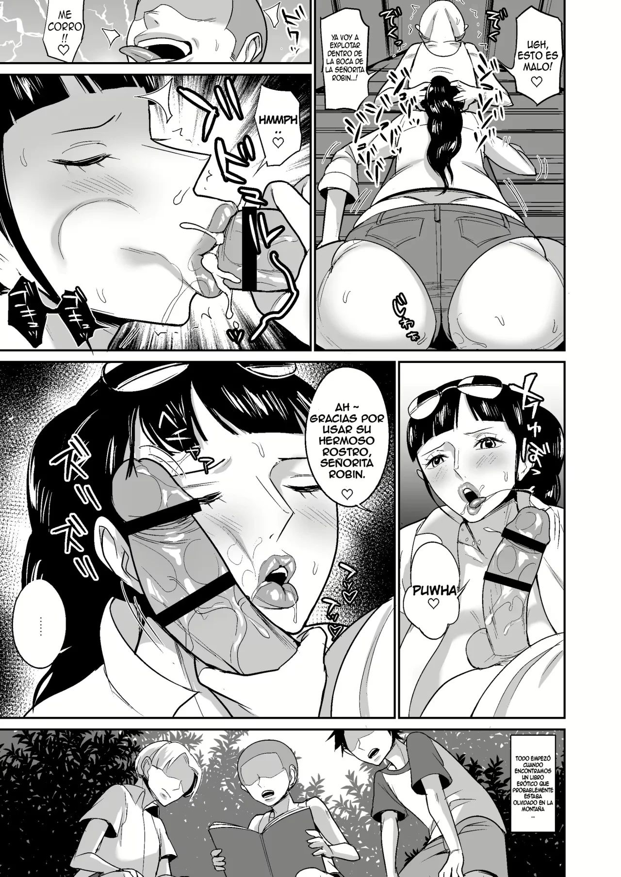 Ore-tachi no Musoji Onahole Robin-san | Nuestra masturbadora de sesenta años Robin-san page 4 full
