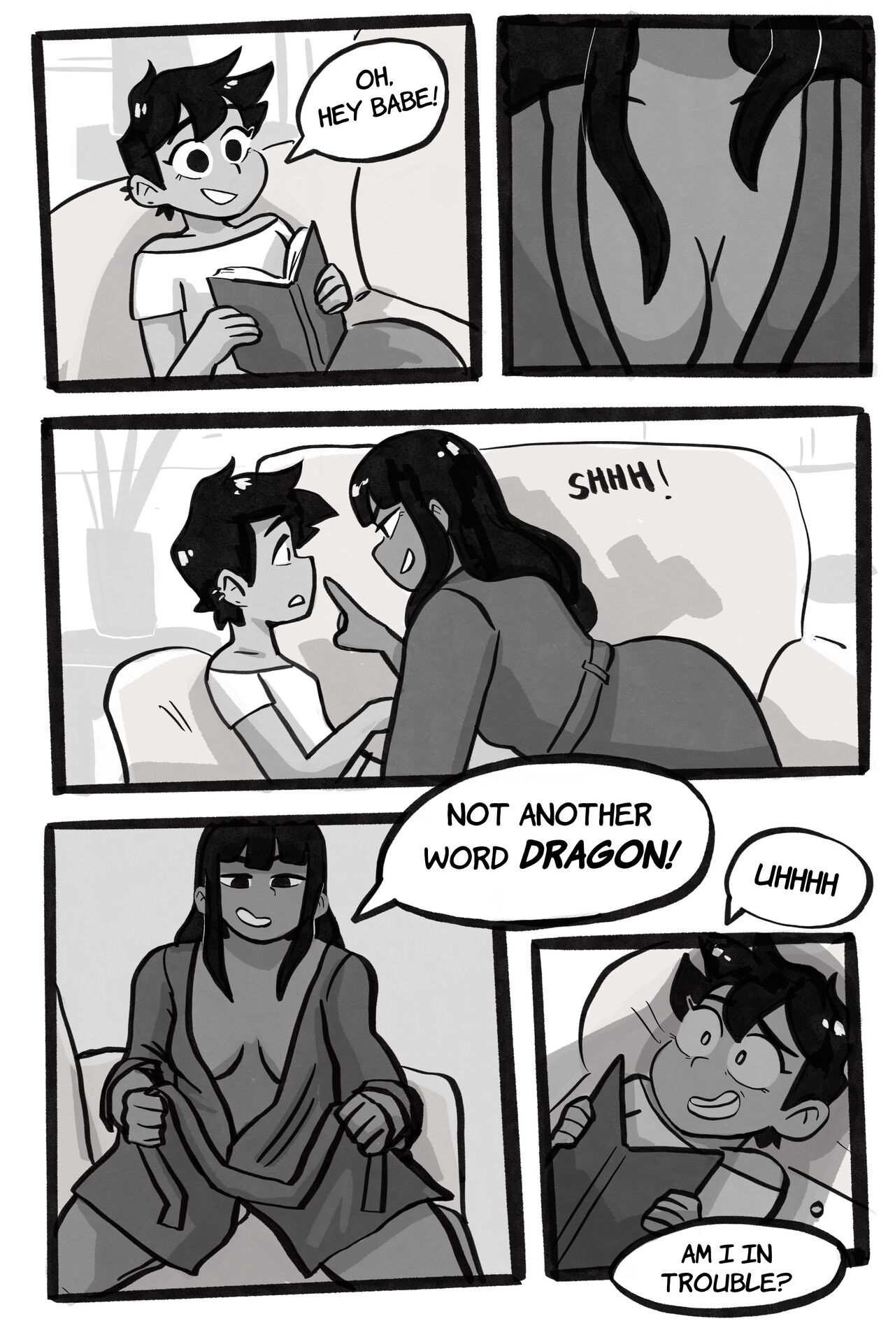 My Dragon GF NSFW Comic page 3 full
