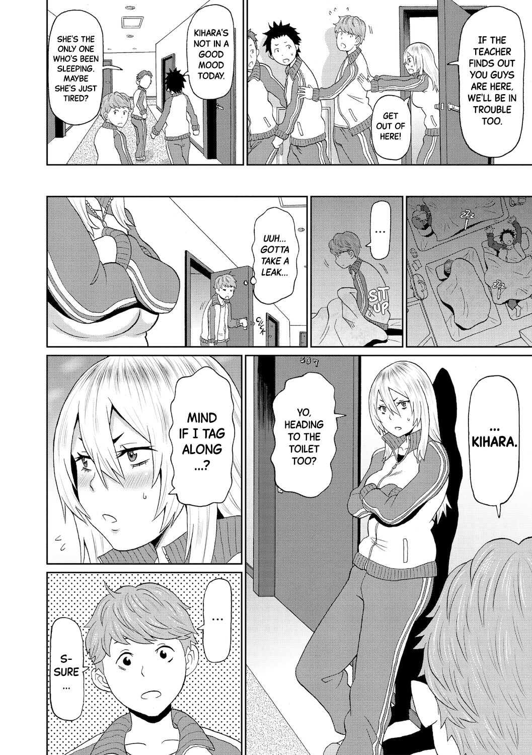 Omorashi Yanki Kihara-san | Incontinent Delinquent Kihara-san page 2 full