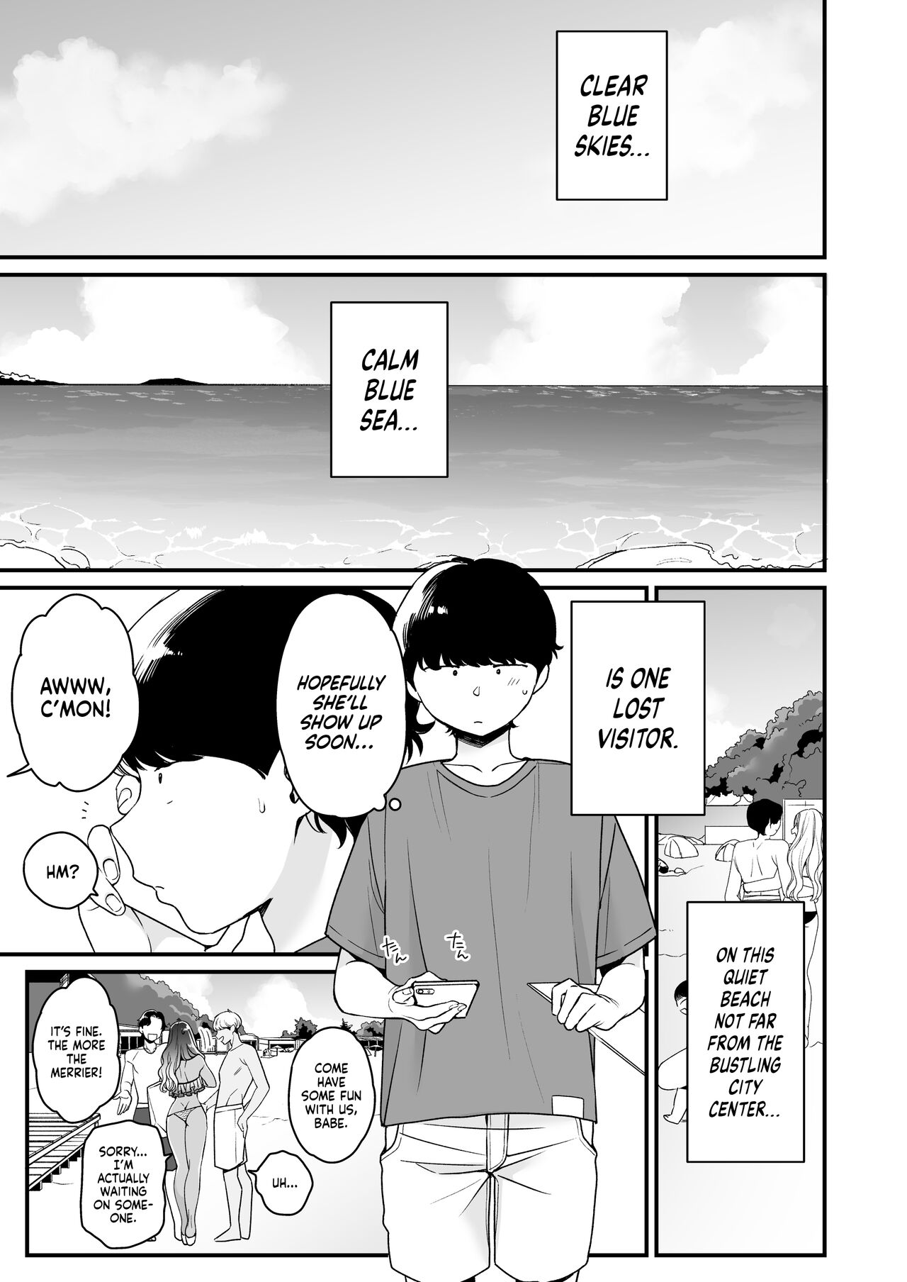 Natsu to Umi to Gal ×2 | Beach, Sun, And A Pair Of Gyarus! page 3 full