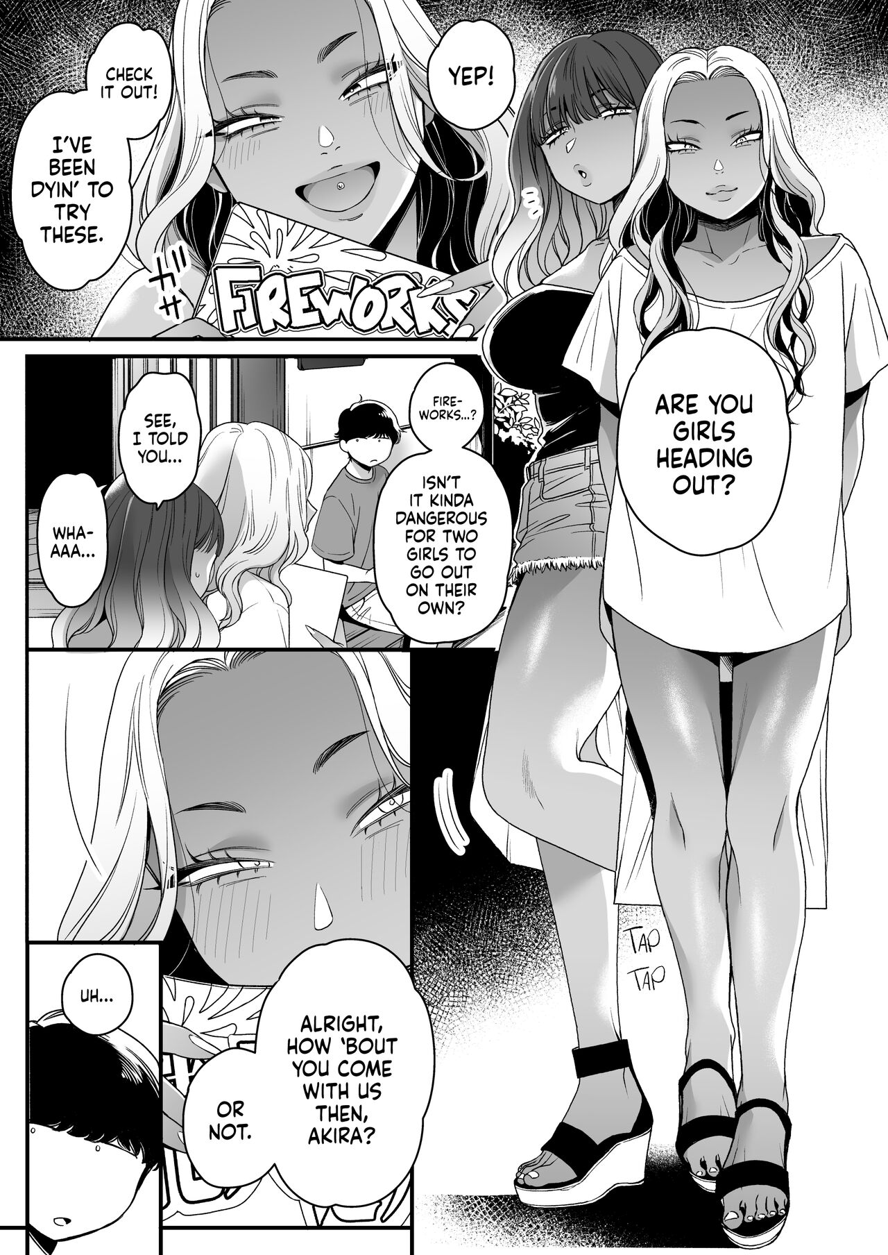 Natsu to Umi to Gal ×2 | Beach, Sun, And A Pair Of Gyarus! page 9 full