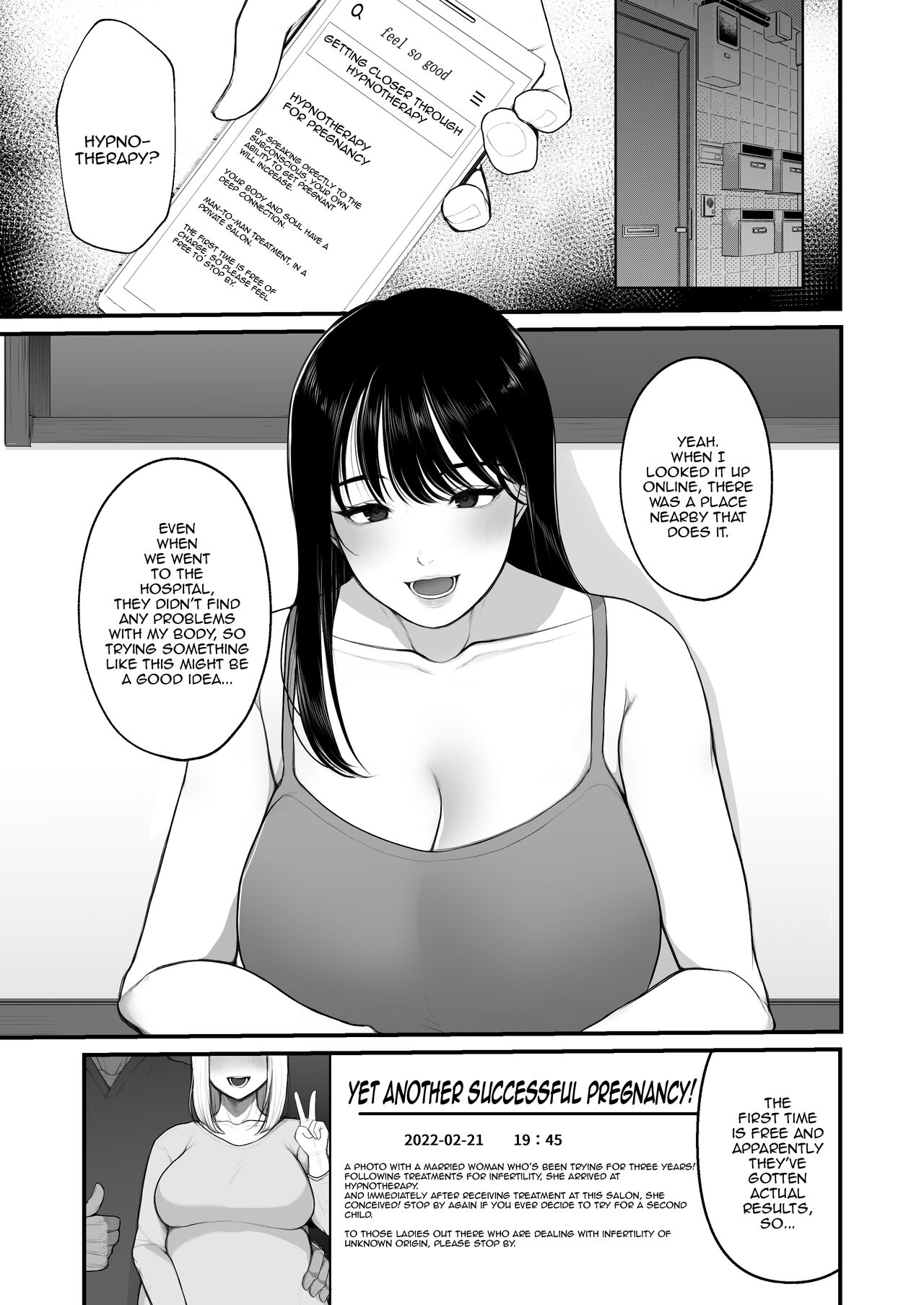Ninkatsu Hitozuma Akutoku Saimin Ryouhou de Gokainin | A Housewife Looking To Get Pregnant Gets Inseminated By The Wrong Person Misusing Hypnosis Therapy page 2 full