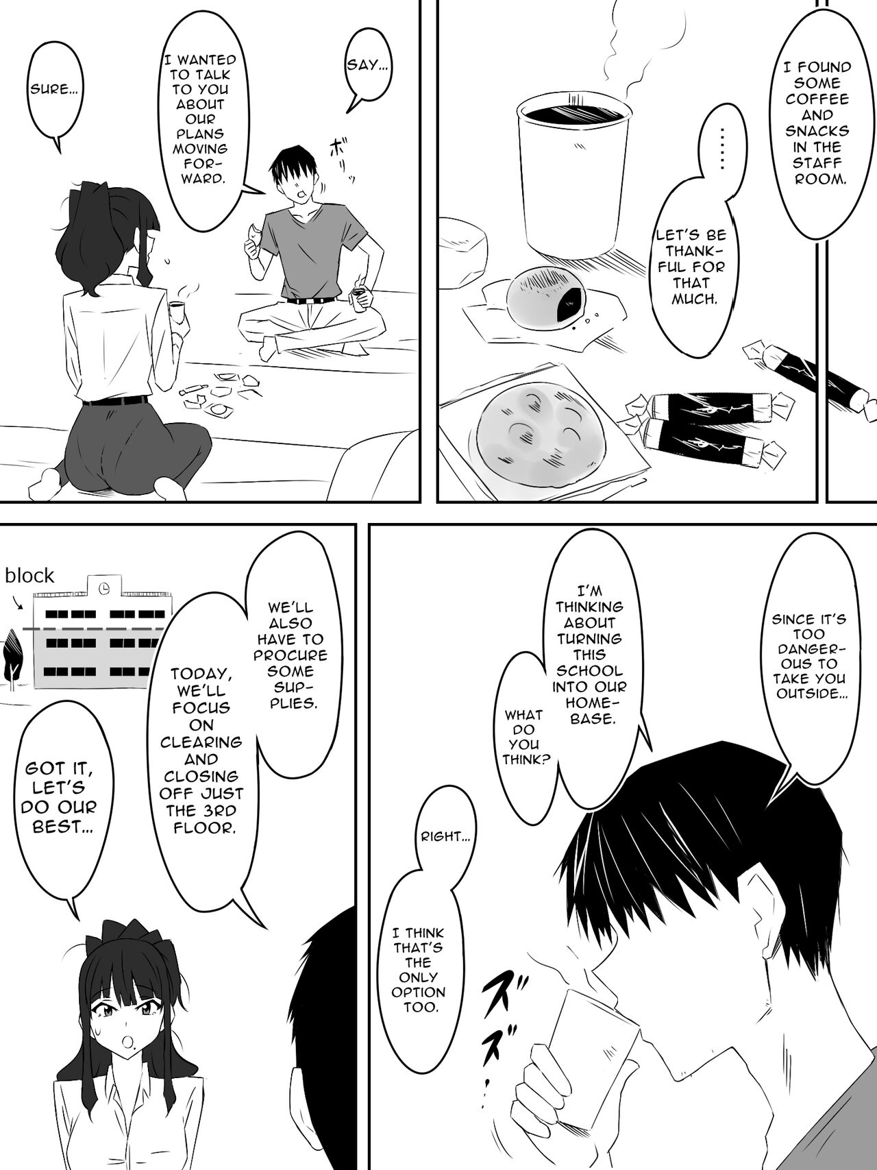 Zombie Harem Life ~Antibogi no Ore to Bakunyuu Zombie~ 3 | Zombie Harem Life ~My Immunity and the Big-Titted Zombie~ 3 page 7 full