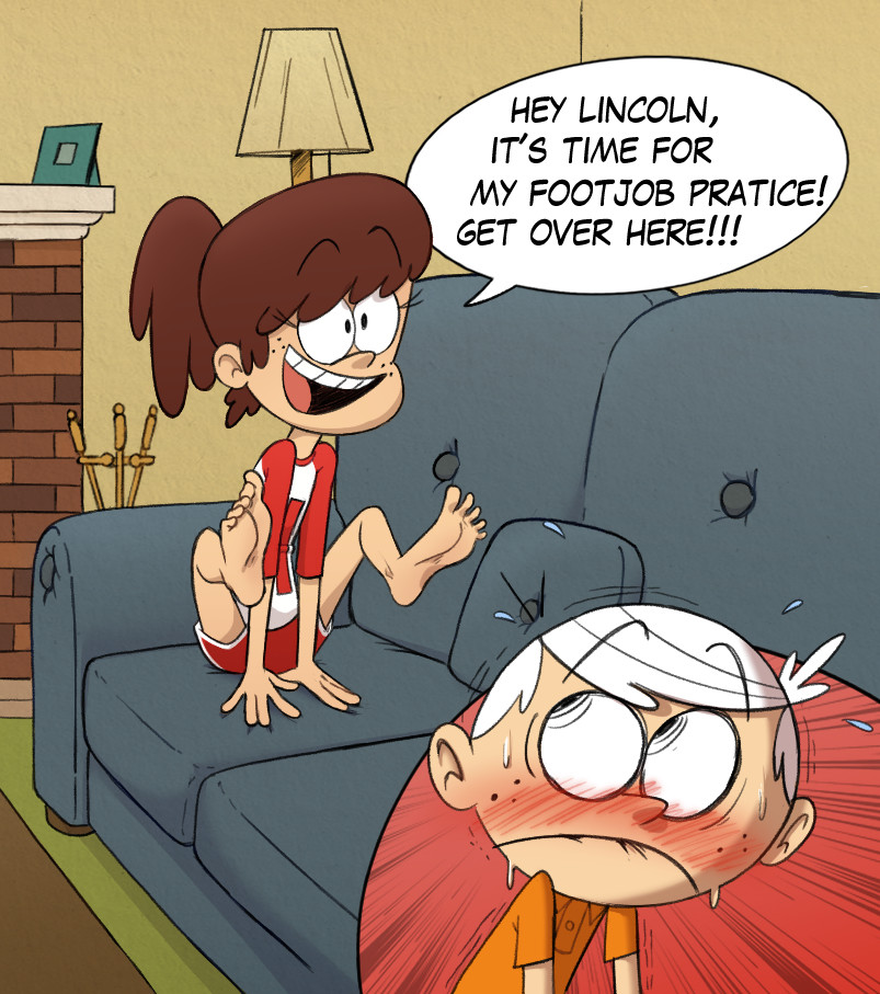 The Loud House - Lynn's Footjob Practice Uncensored page 1 full