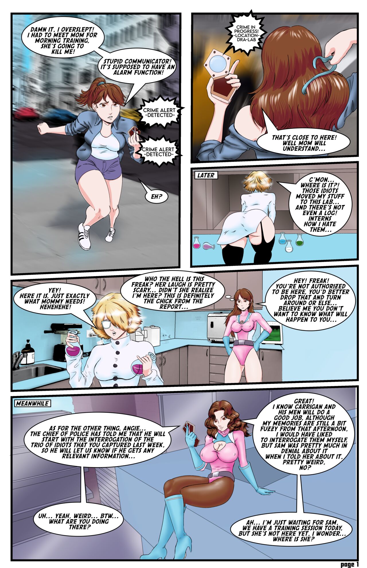 Dyna woman & Dyna girl #2 page 3 full