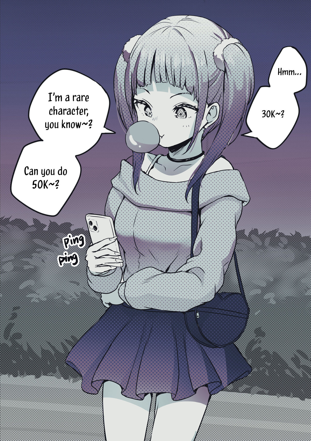Tamani Encounter suru Futanari Tachinbo-chan | A Futanari Streetwalker Who Can Occasionally Be Encountered page 1 full