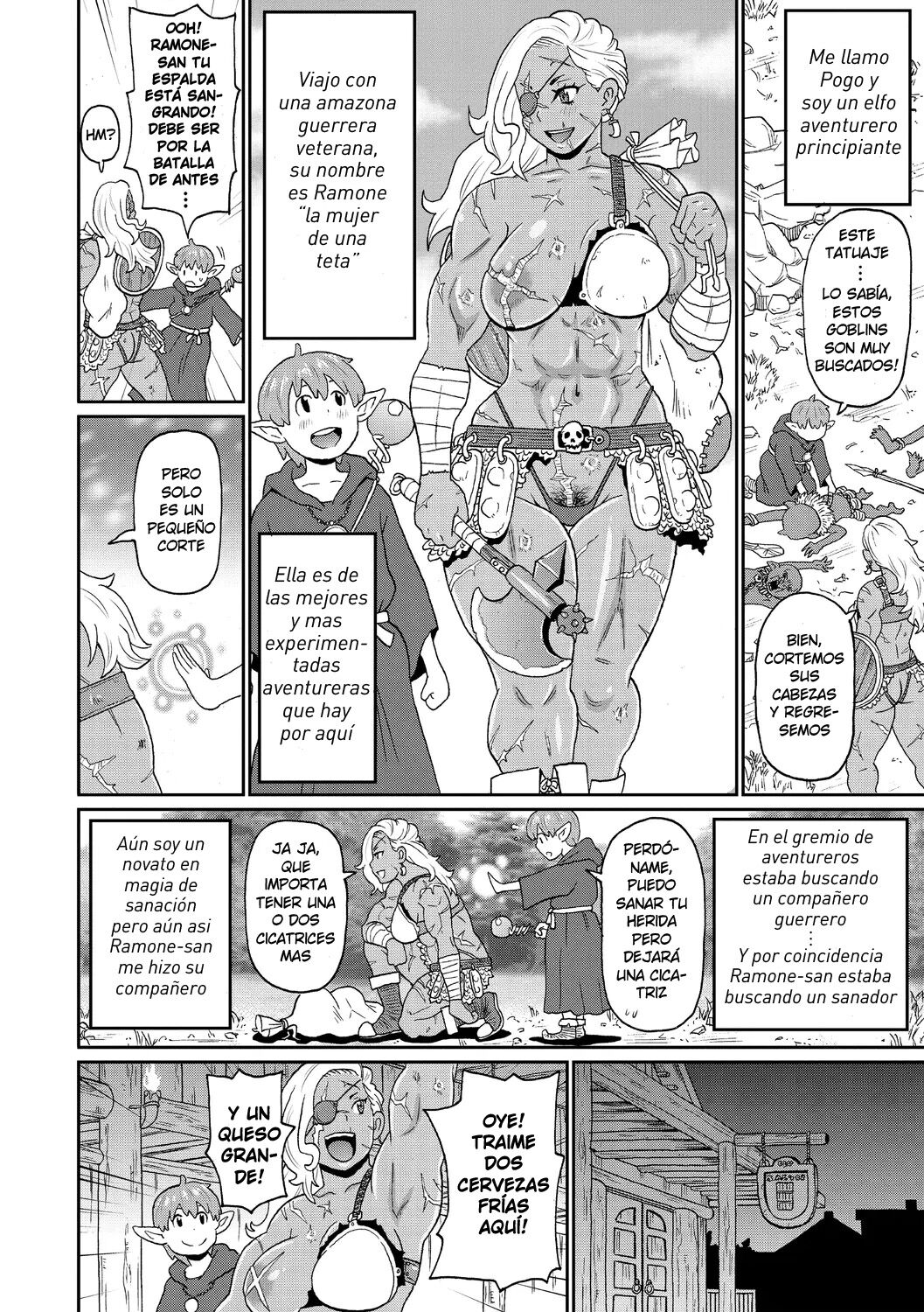 Rekisen no Onna Senshi to Boku no Tabi 01| Mi viaje con una guerrera veterana - Cap.1 page 2 full