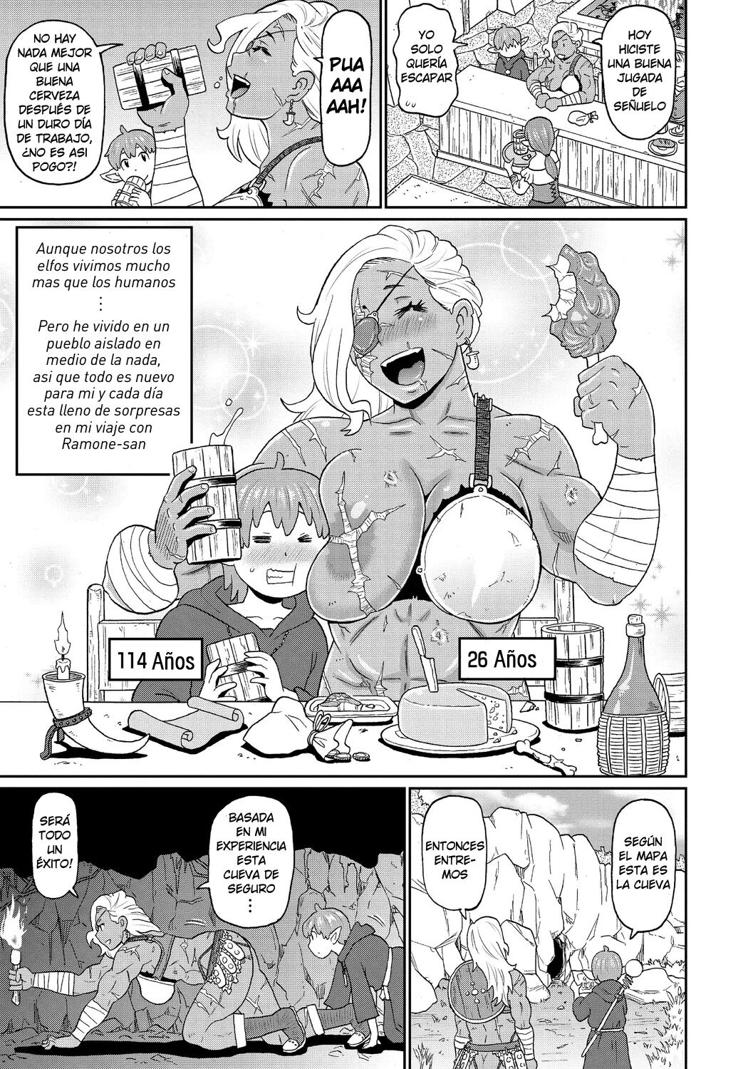 Rekisen no Onna Senshi to Boku no Tabi 01| Mi viaje con una guerrera veterana - Cap.1 page 3 full