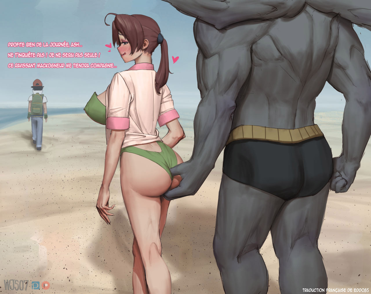 Delia Ketchum and Machamp page 1 full
