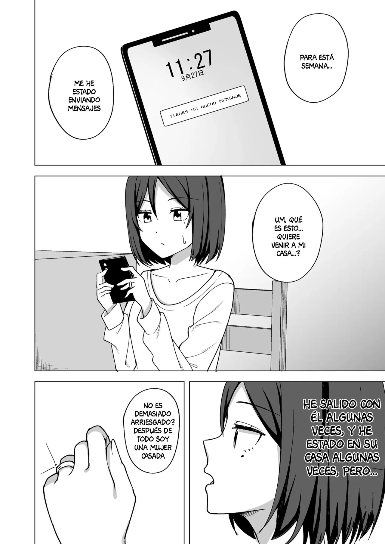 Inran Hitozuma no Uwaki Nikki "Fuufu no Shinshitsu" | Esposa insatisfecha 04 page 5 full