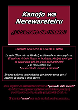 Kanojo wa Nerewareteiru - El secreto de Hinako? - 2