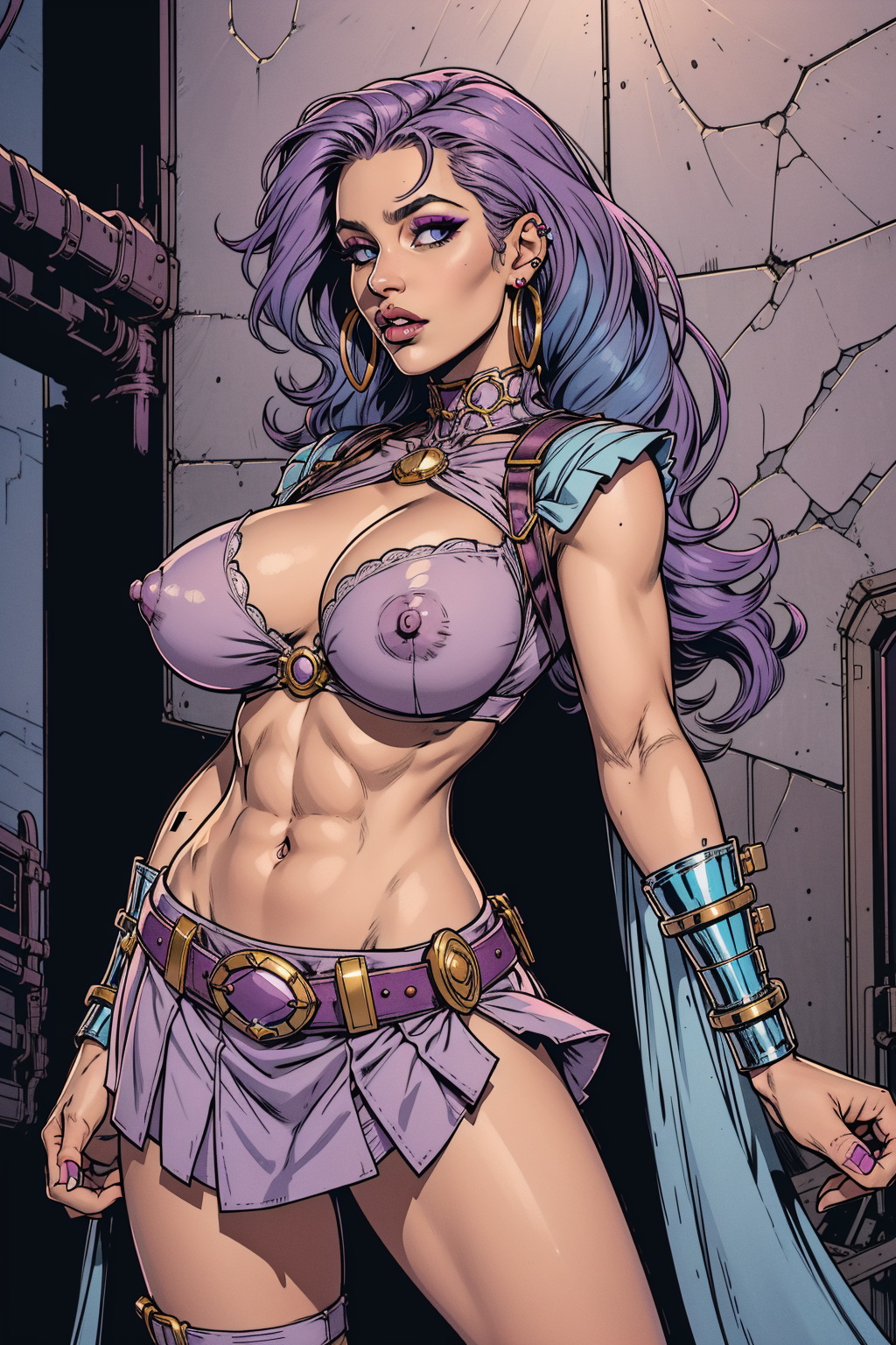 Super Heroines DC Marvel Comic AI Generated 1024x1536 HD 500 Image Set page 9 full