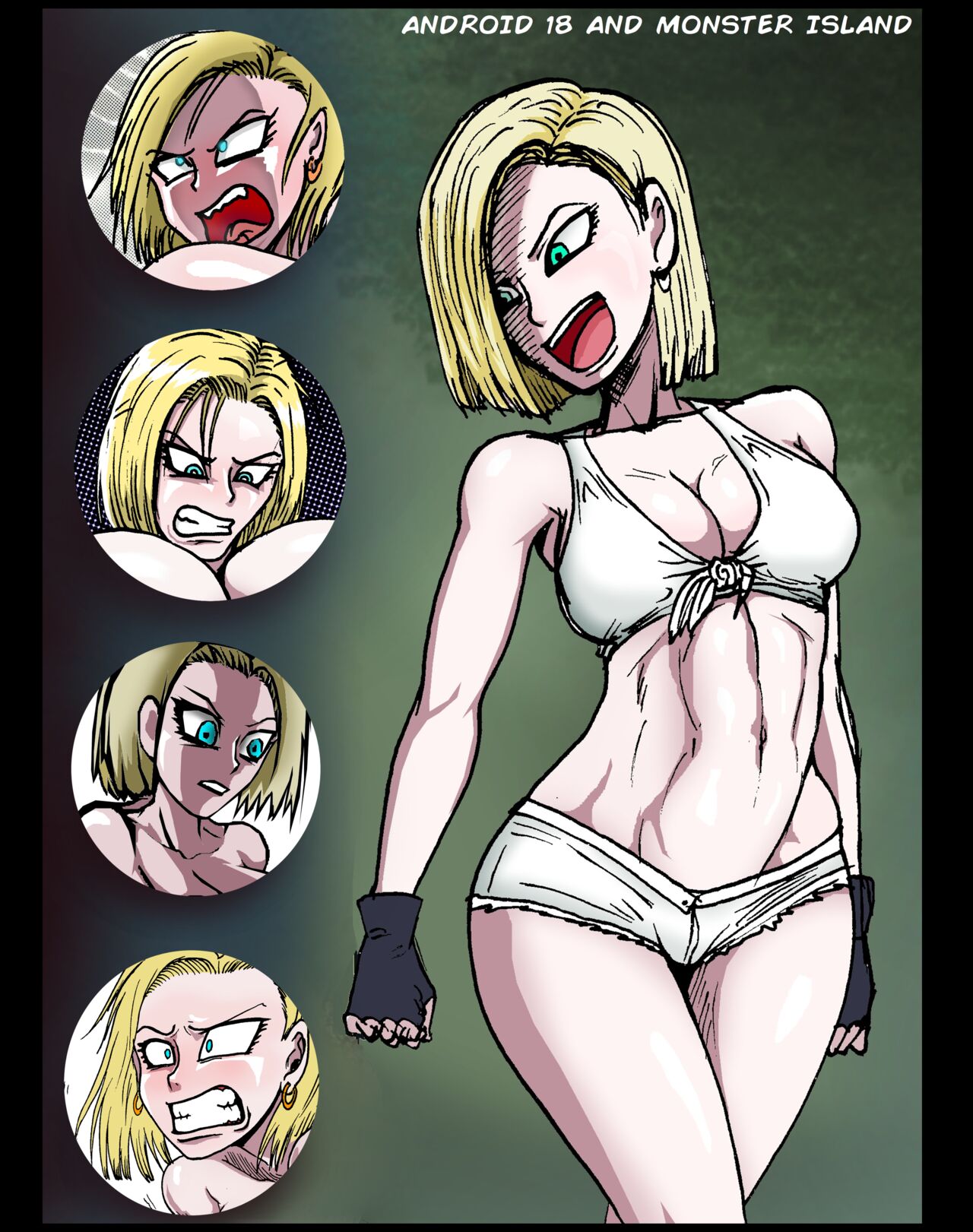 Android 18 and Monster Island page 1 full