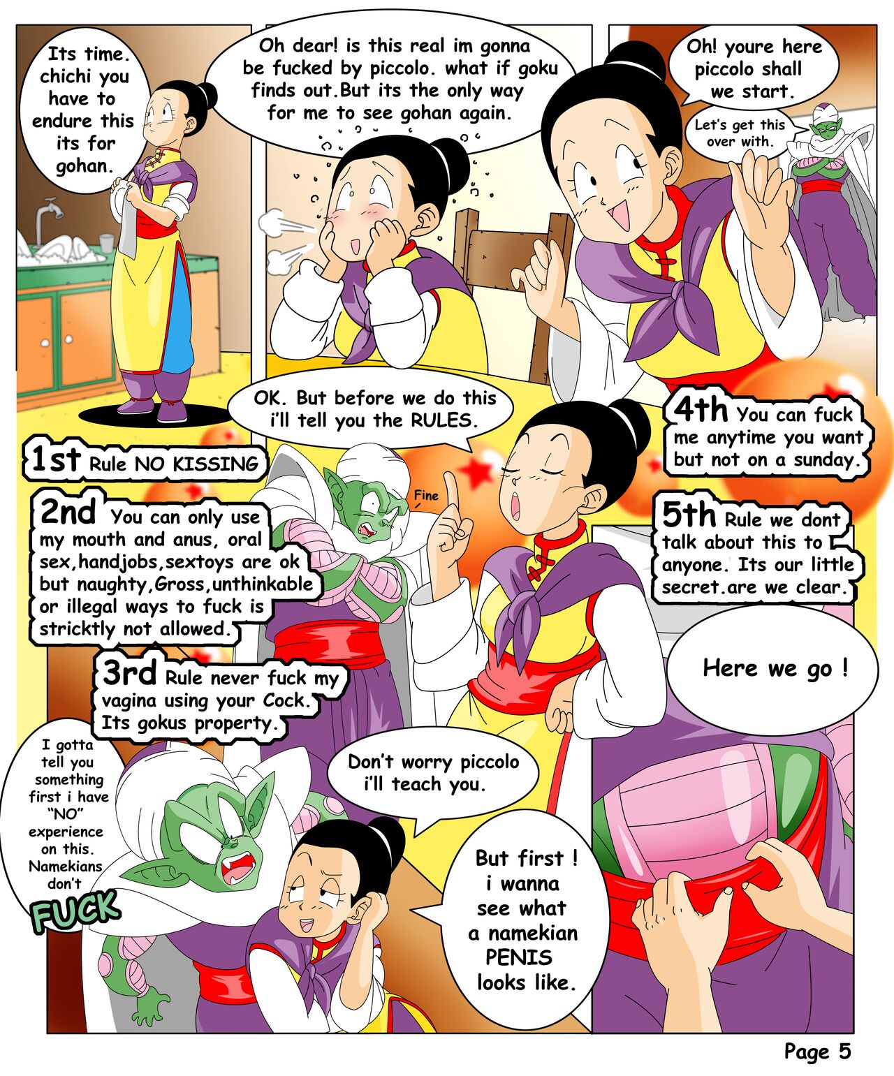 Dragon Ball Yamete: Chichi's Saga page 5 full