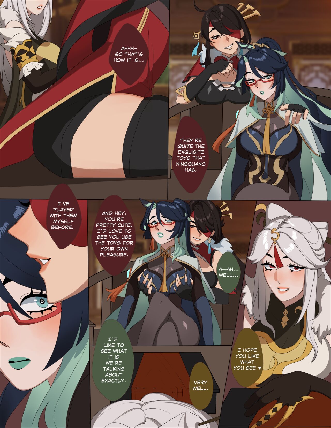 Toying With A Heron - Page 4 - IMHentai