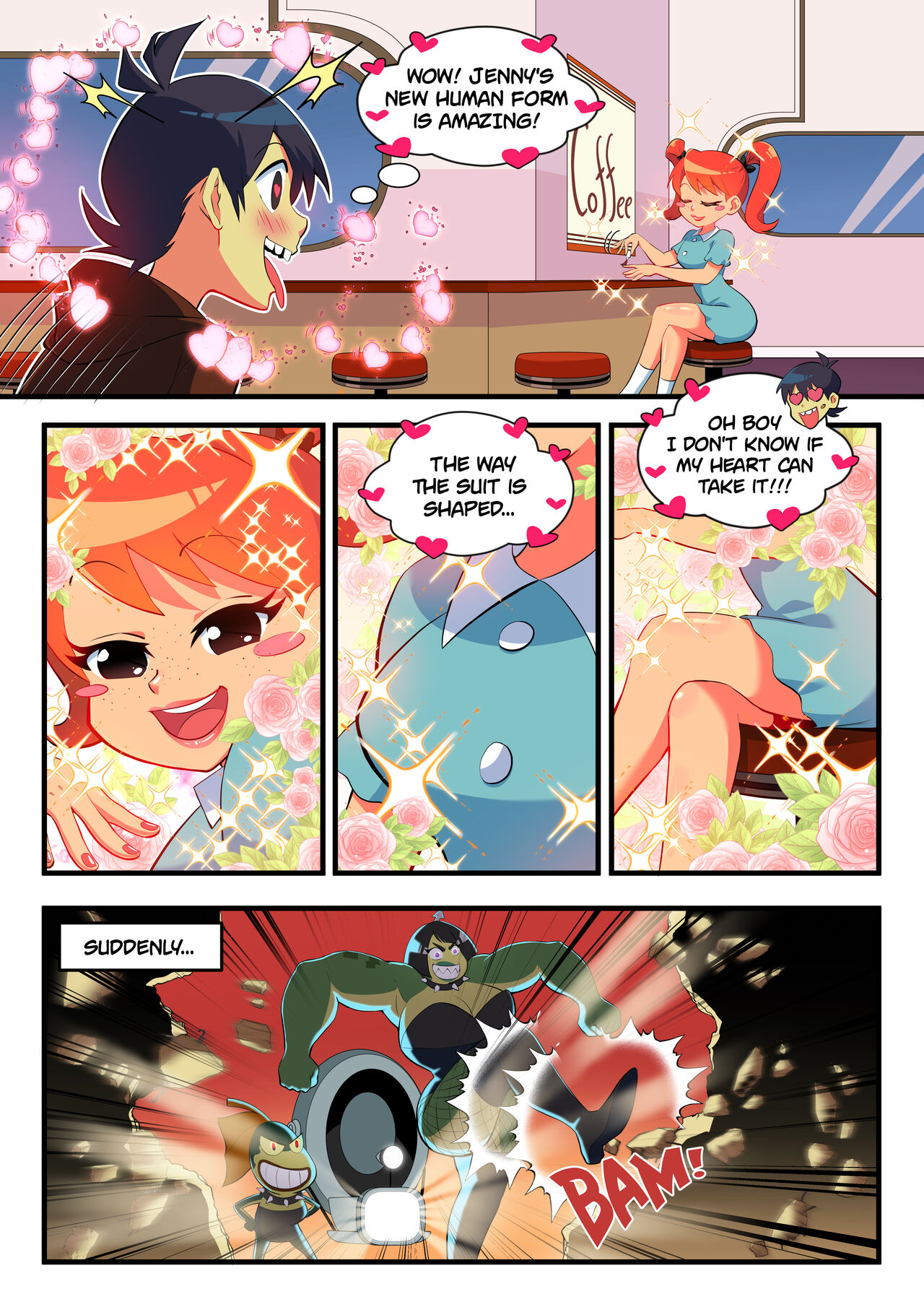 My Life As A Teenage Robot page 1 full