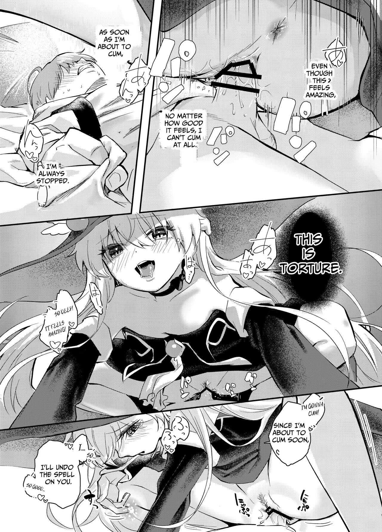 Wagamama Majo to Shasei Kinshi Seikatsu | Ejaculation Prohibition Life With A Selfish Witch page 10 full