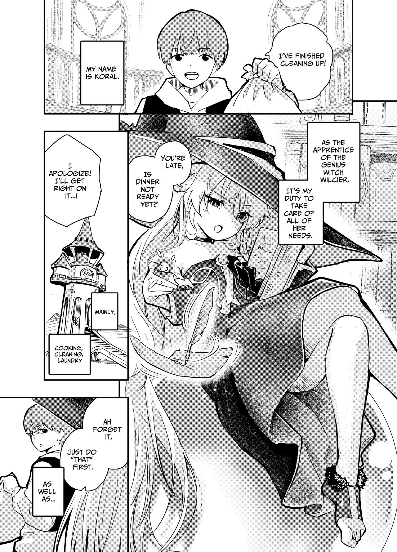 Wagamama Majo to Shasei Kinshi Seikatsu | Ejaculation Prohibition Life With A Selfish Witch page 4 full