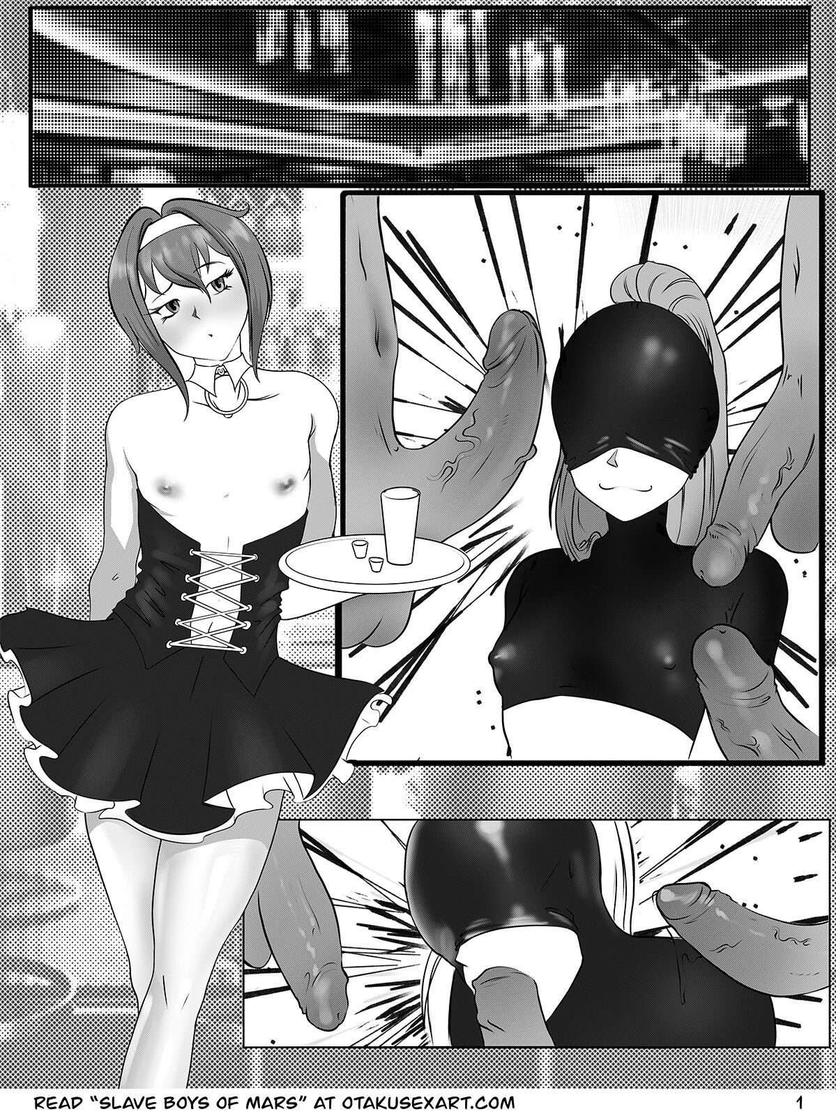 Trap Orgy Comic: Slave Boys of Mars 4 page 2 full