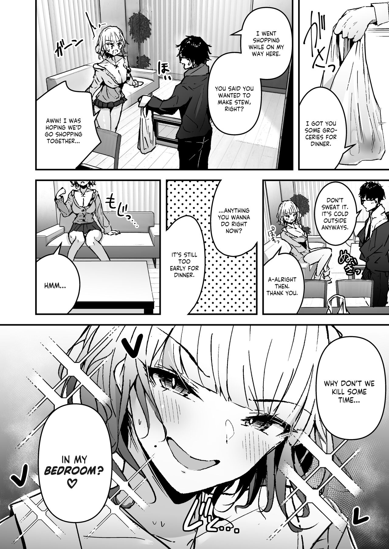 Kinpatsu Chounyuu Gal ni Gyaku Deriheru Atsukai Sarete Iru Ore no Hanashi | Blonde Gal with Huge Tits Treats Me Like a Manslut page 4 full